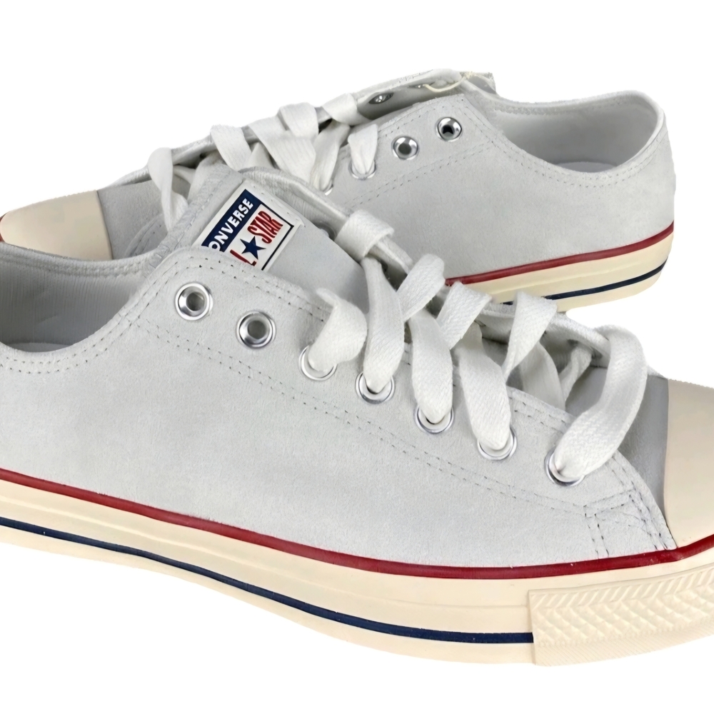 Converse CTAX OX Men's White Sneakers 9.5 Mens 11.5 Womens - Picture 3 of 8